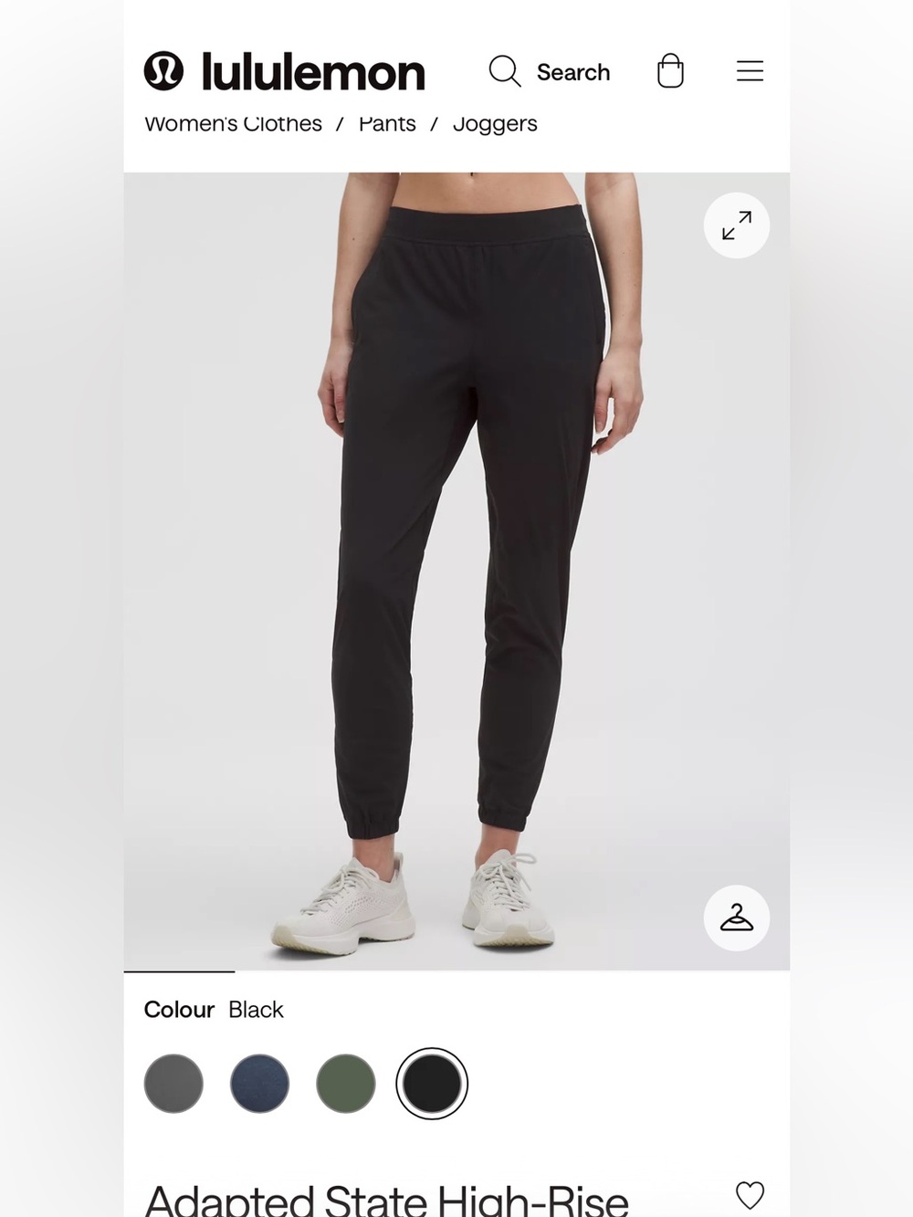 Lululemon adaptive state high rise joggers